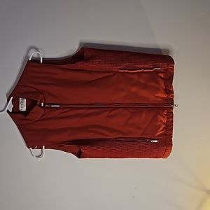 TEHAMA Nancy Haley Red Vest Small